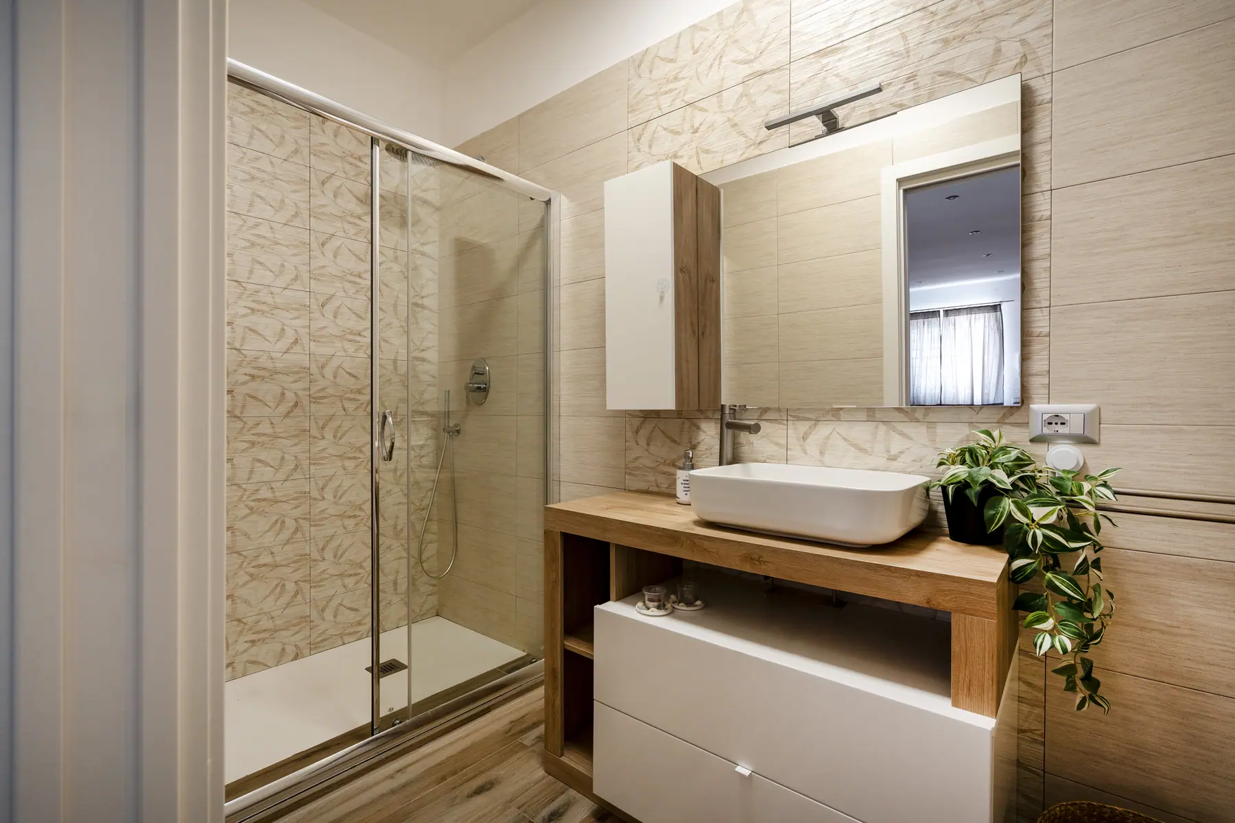 Bagno con doccia